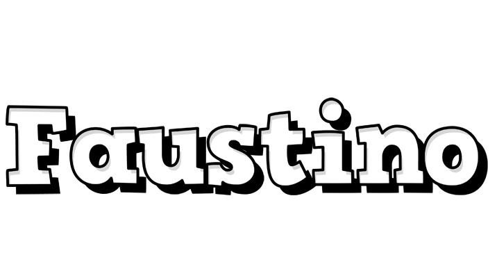 Faustino snowing logo