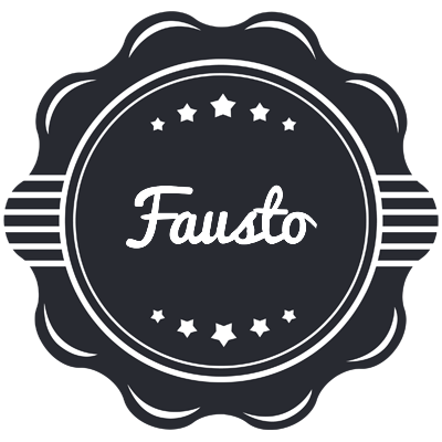 Fausto badge logo