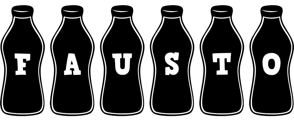 Fausto bottle logo