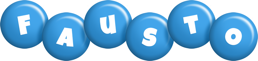 Fausto candy-blue logo