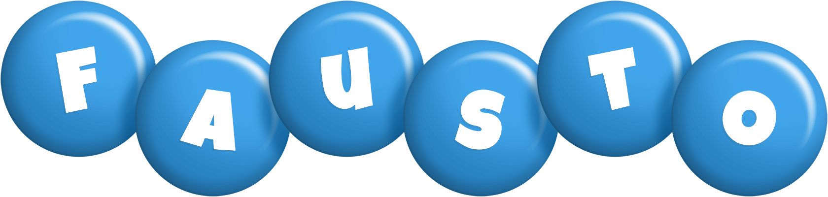 Fausto candy-blue logo
