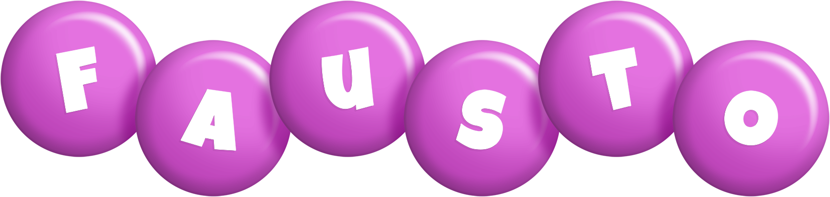 Fausto candy-purple logo