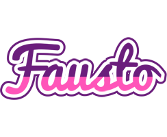 Fausto cheerful logo
