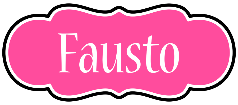Fausto invitation logo