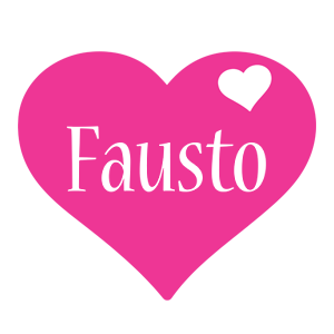 Fausto love-heart logo