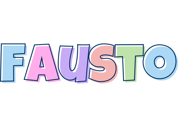 Fausto pastel logo