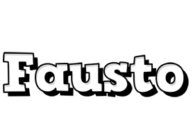 Fausto snowing logo