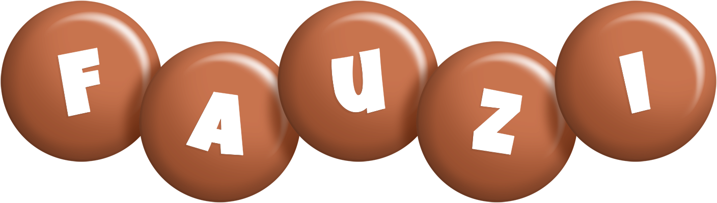 Fauzi candy-brown logo