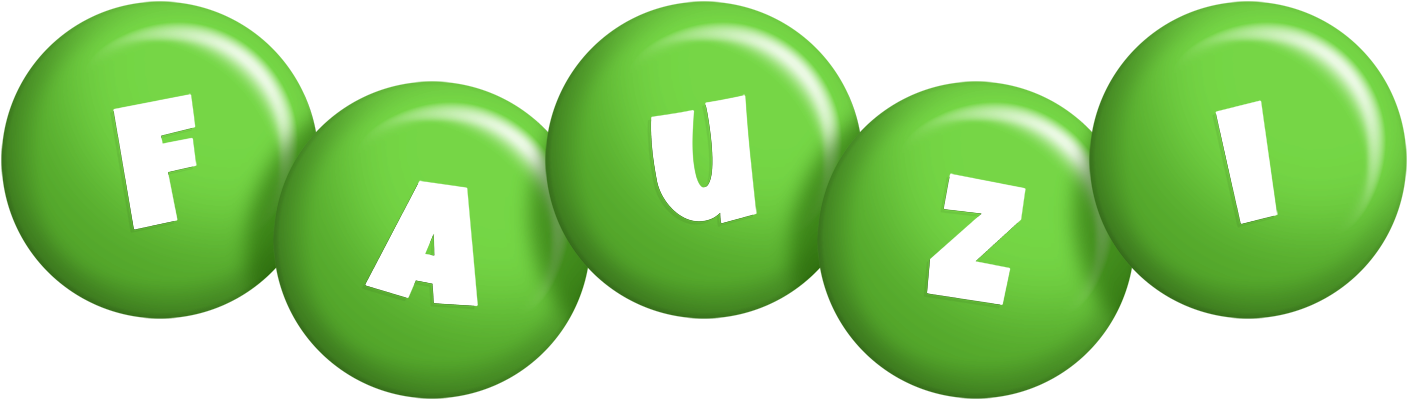Fauzi candy-green logo