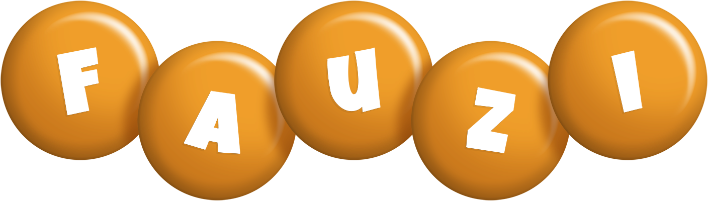 Fauzi candy-orange logo