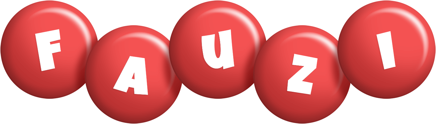 Fauzi candy-red logo