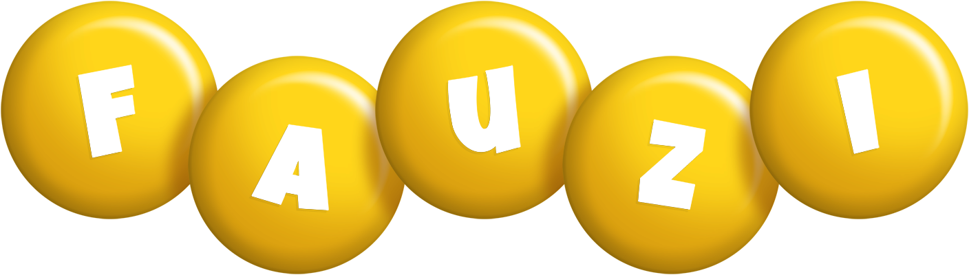 Fauzi candy-yellow logo