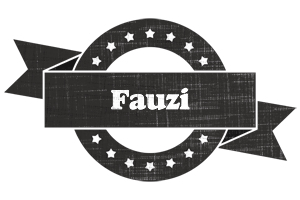 Fauzi grunge logo