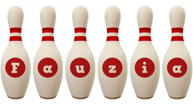 Fauzia bowling-pin logo