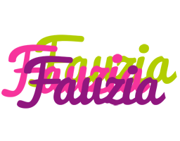 Fauzia flowers logo