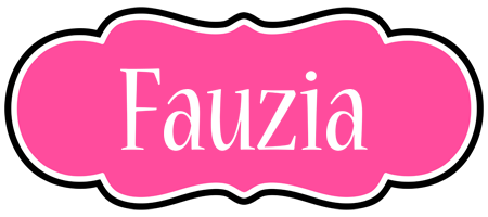 Fauzia invitation logo