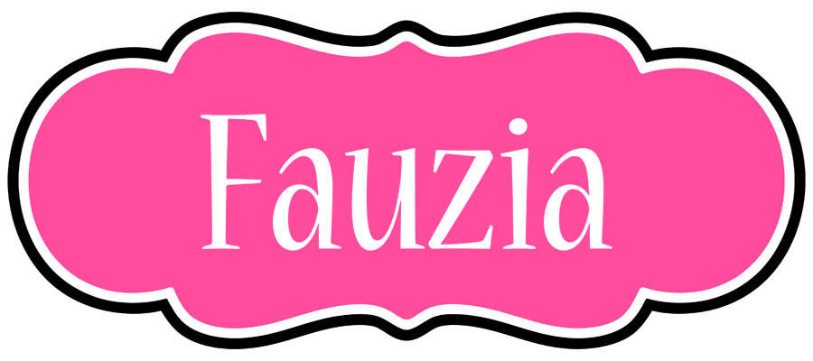 Fauzia invitation logo
