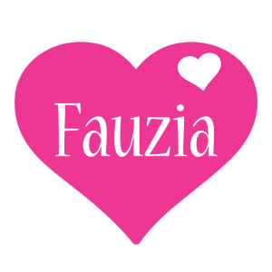 Fauzia love-heart logo