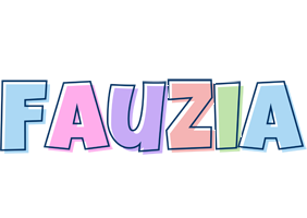 Fauzia pastel logo