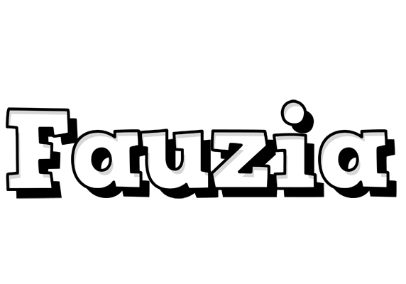 Fauzia snowing logo