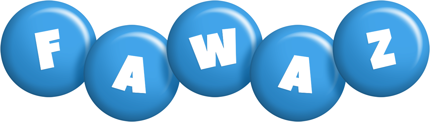 Fawaz candy-blue logo