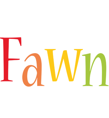 Fawn birthday logo