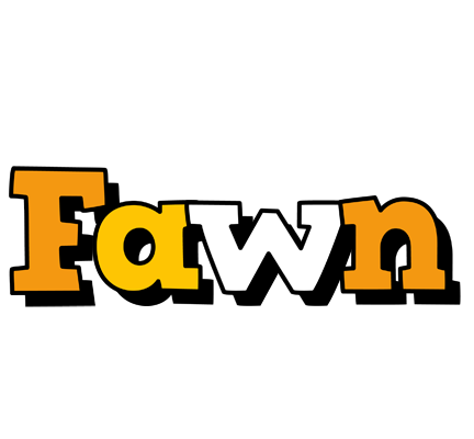 Fawn cartoon logo