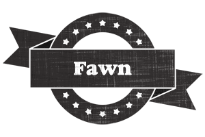 Fawn grunge logo