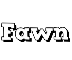 Fawn snowing logo