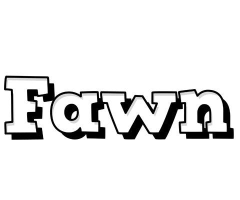 Fawn snowing logo