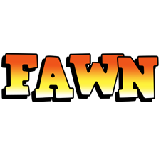 Fawn sunset logo