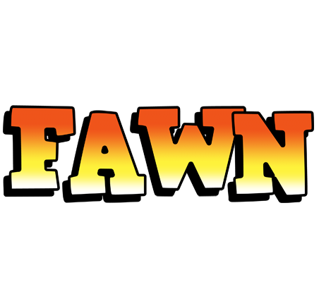 Fawn sunset logo