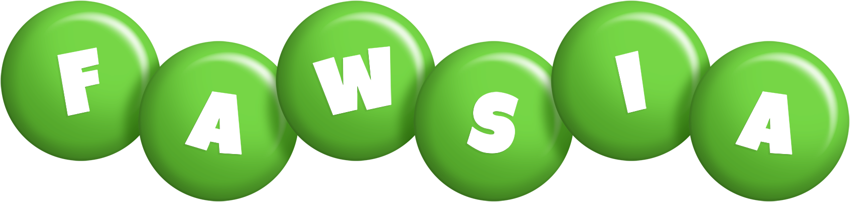 Fawsia candy-green logo