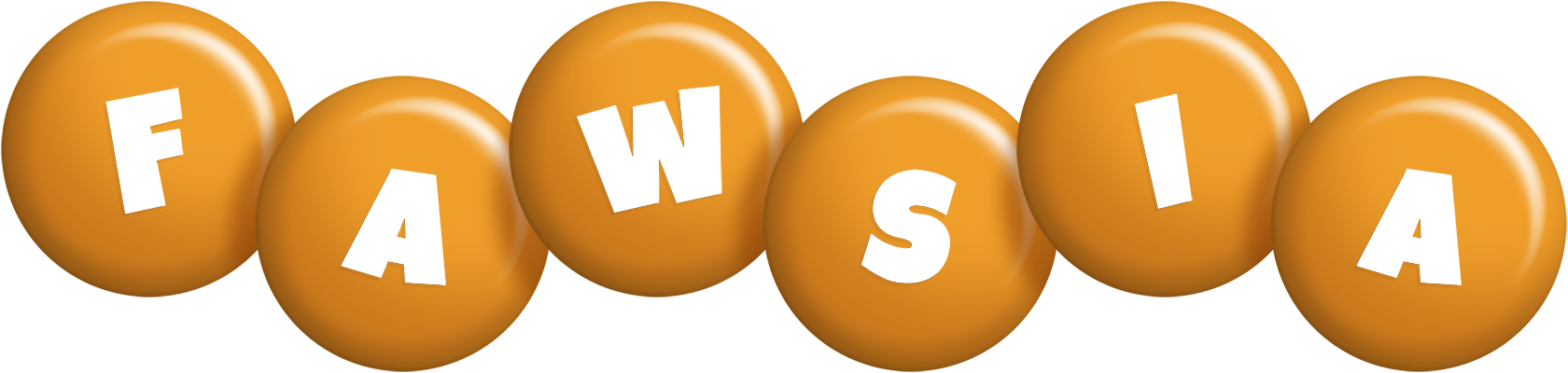 Fawsia candy-orange logo