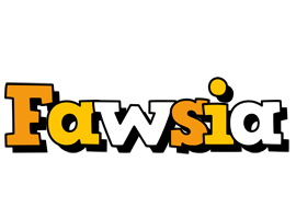 Fawsia cartoon logo