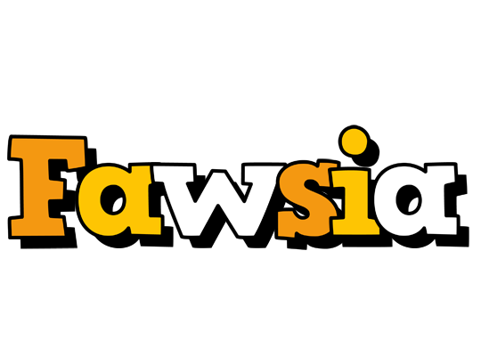 Fawsia cartoon logo