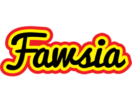 Fawsia flaming logo