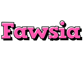 Fawsia girlish logo