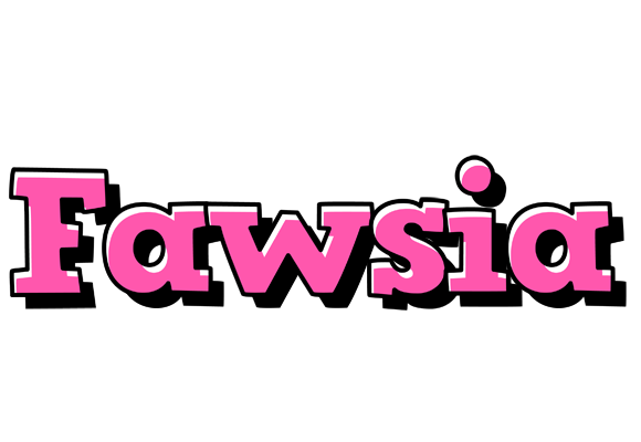 Fawsia girlish logo