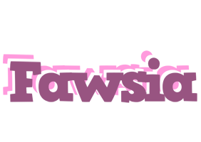 Fawsia relaxing logo