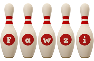 Fawzi bowling-pin logo