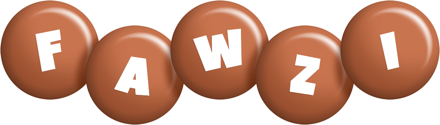 Fawzi candy-brown logo