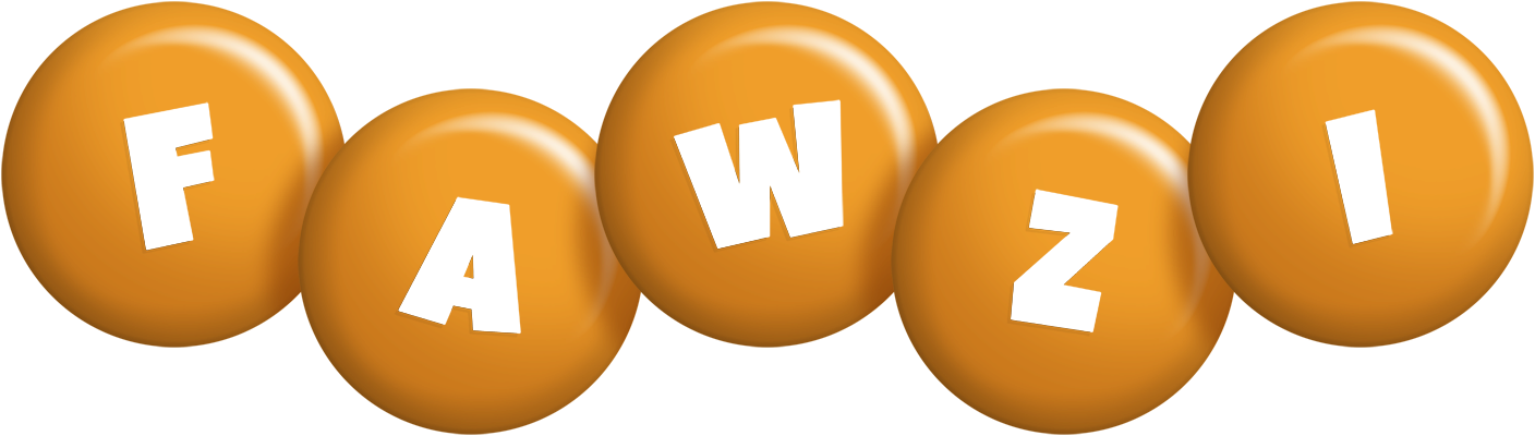 Fawzi candy-orange logo