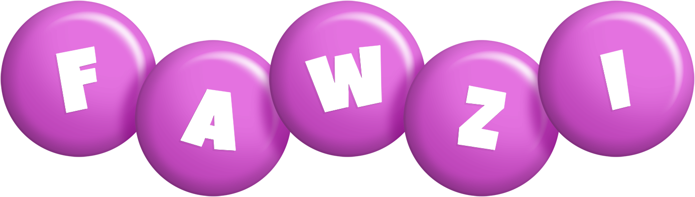 Fawzi candy-purple logo