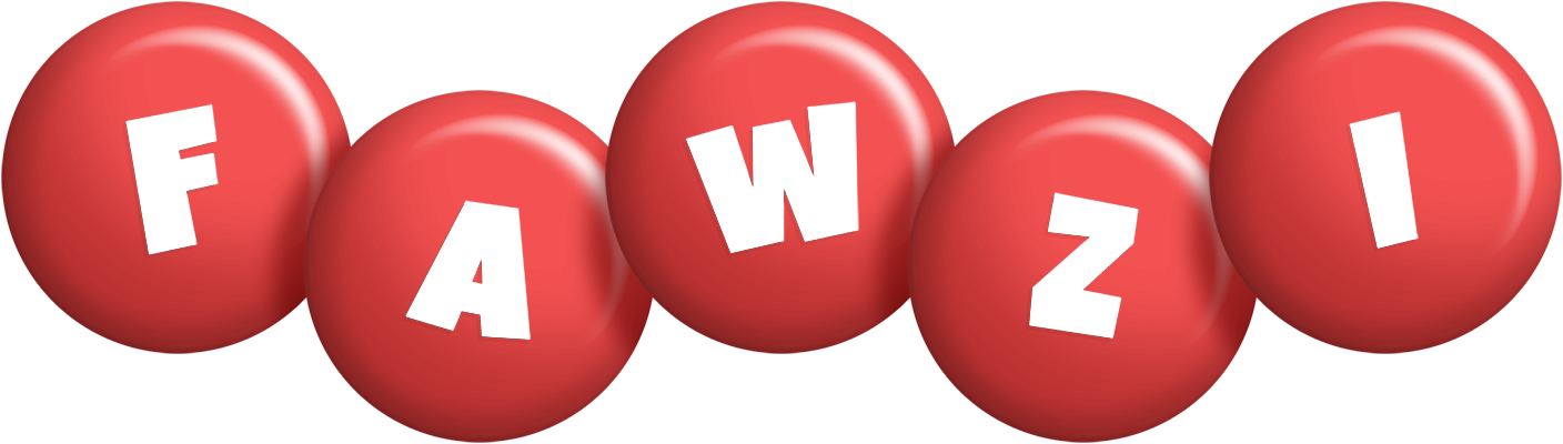 Fawzi candy-red logo