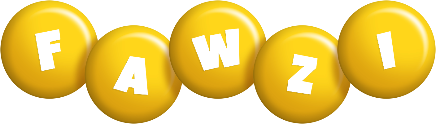 Fawzi candy-yellow logo