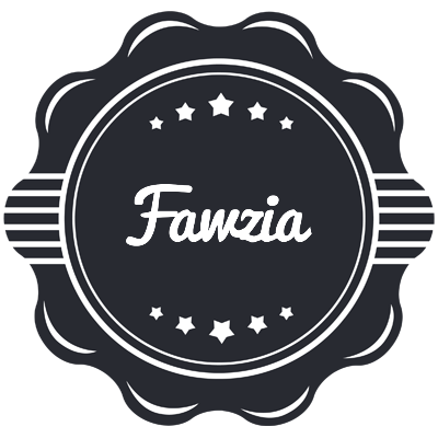 Fawzia badge logo