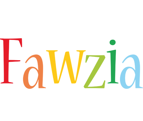 Fawzia birthday logo