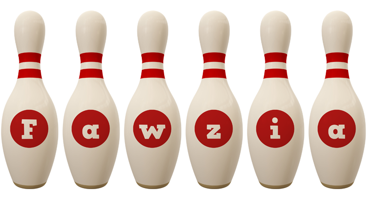 Fawzia bowling-pin logo