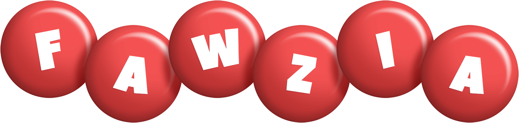 Fawzia candy-red logo